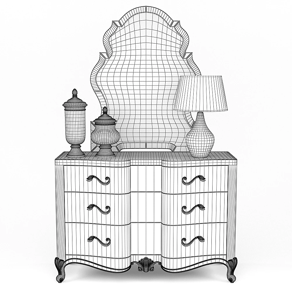 Sideboard & Chest of Drawer / Table lamp 2