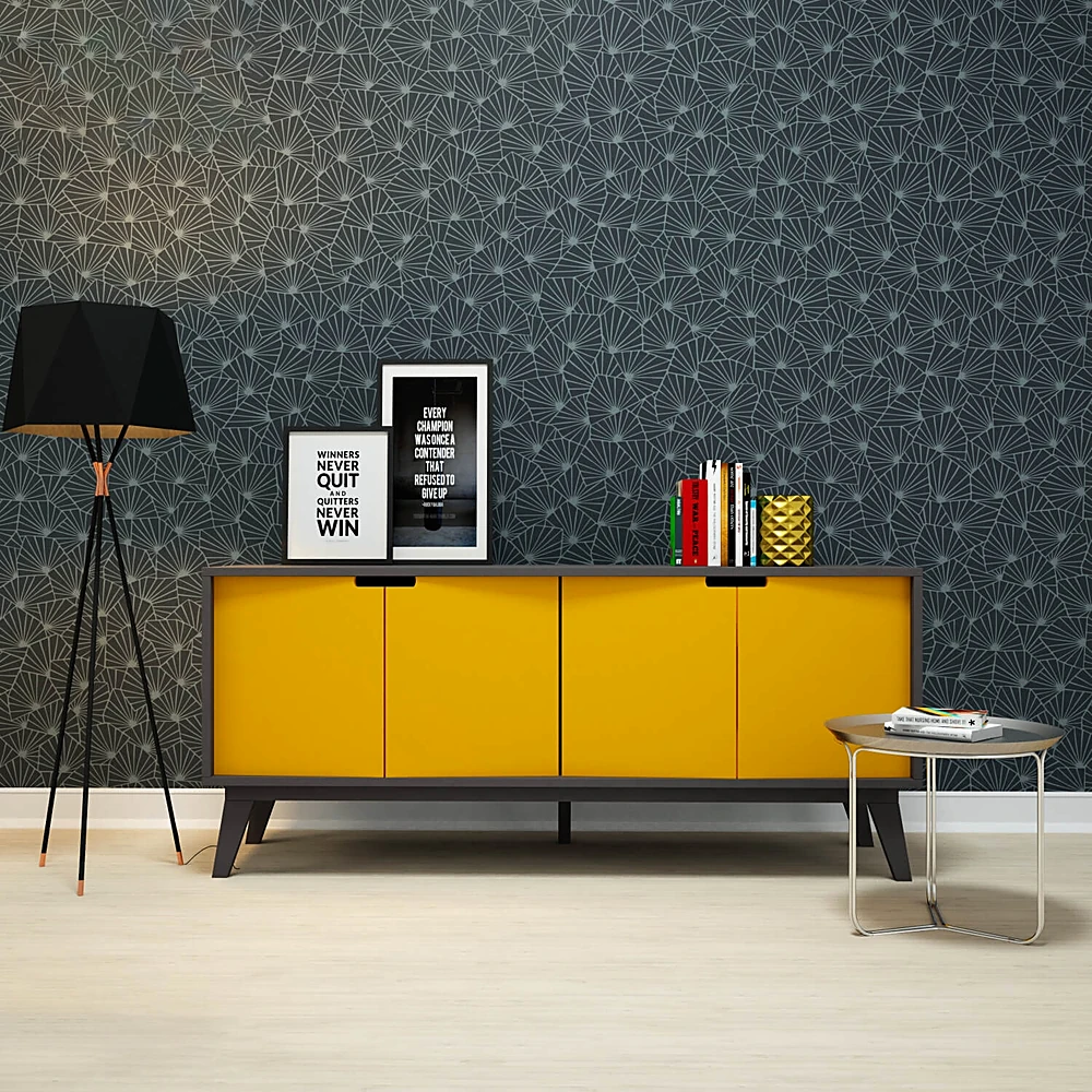 Sideboard & Chest of Drawer / Floor lamp 1