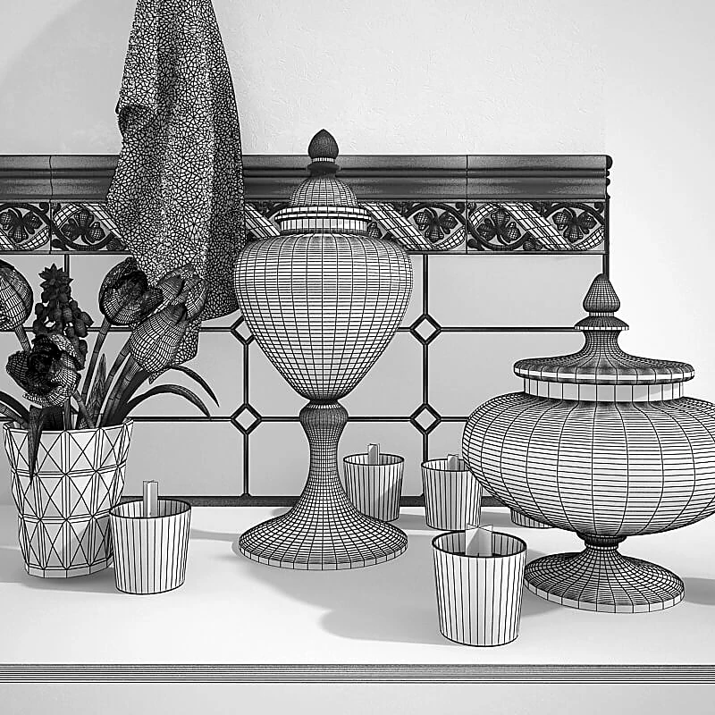 Decorative set / Bathroom accessories 2