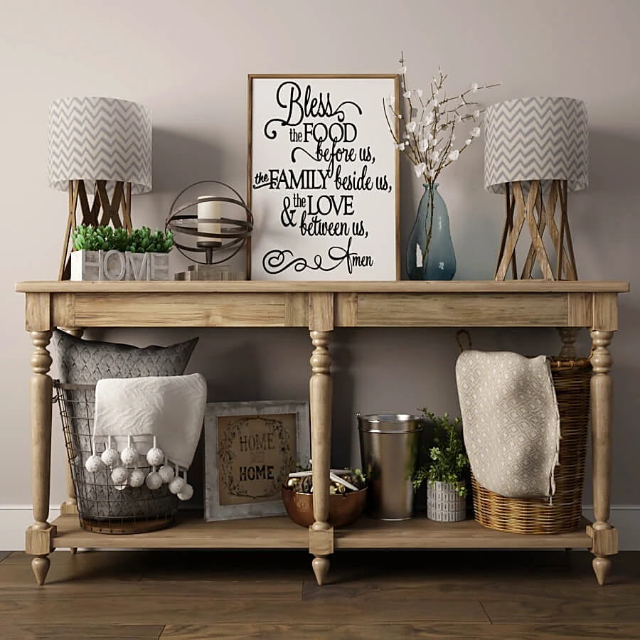 Sideboard & Chest of Drawer / Decorative set 1