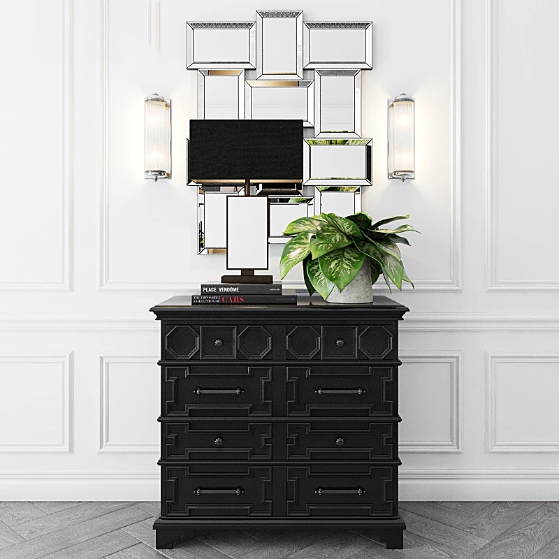 Sideboard & Chest of Drawer / Decorative set 1