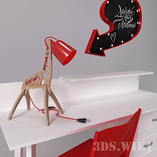 Table + Chair / Table lamp 2