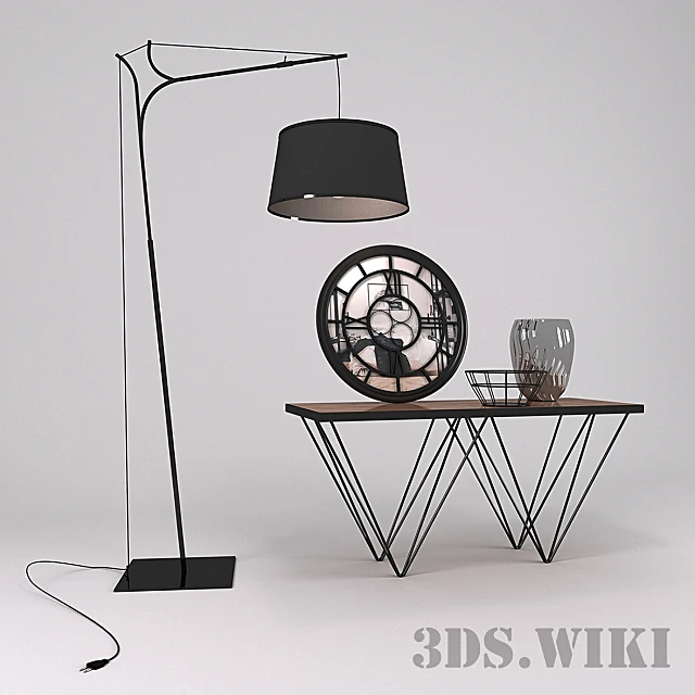 Sideboard & Chest of Drawer / Floor lamp 2