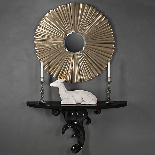 Sideboard & Chest of Drawer / Decorative set 1