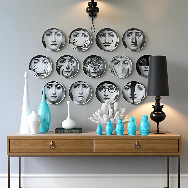 Sideboard & Chest of Drawer / Decorative set 2