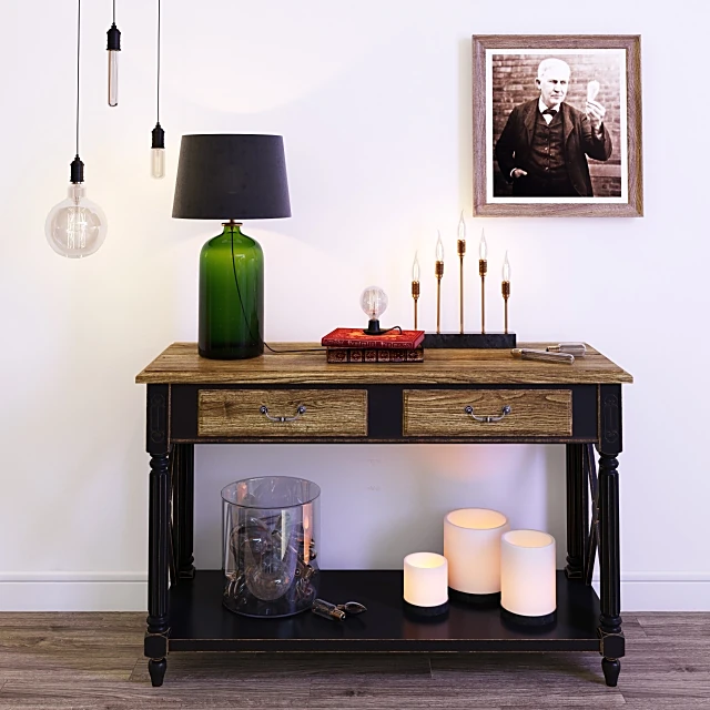 Sideboard & Chest of Drawer / Decorative set 1