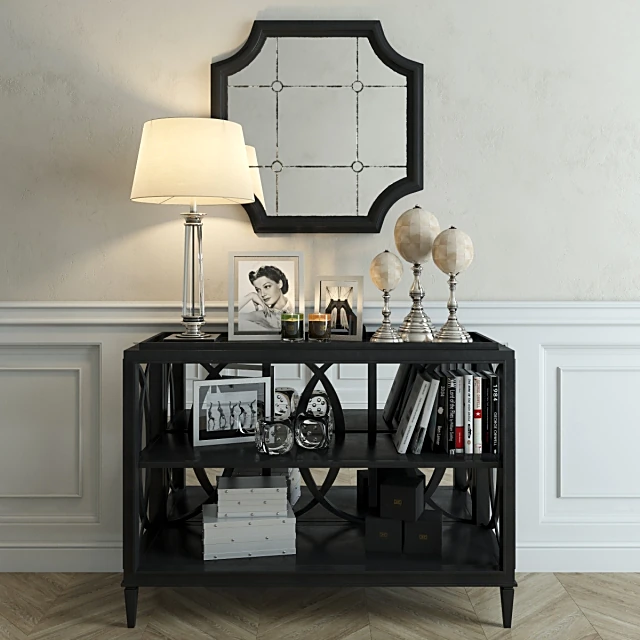 Sideboard & Chest of Drawer / Decorative set / Table lamp 1