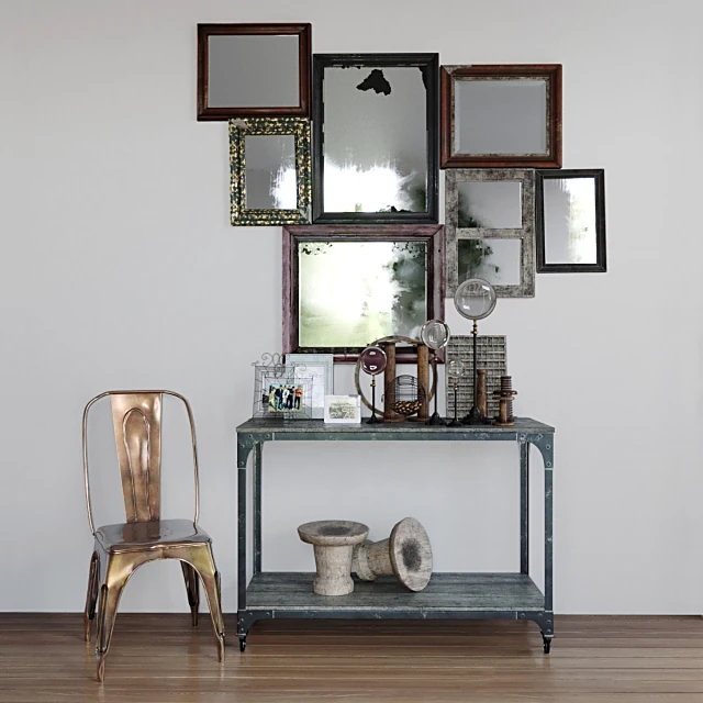 Sideboard & Chest of Drawer / Decorative set 1