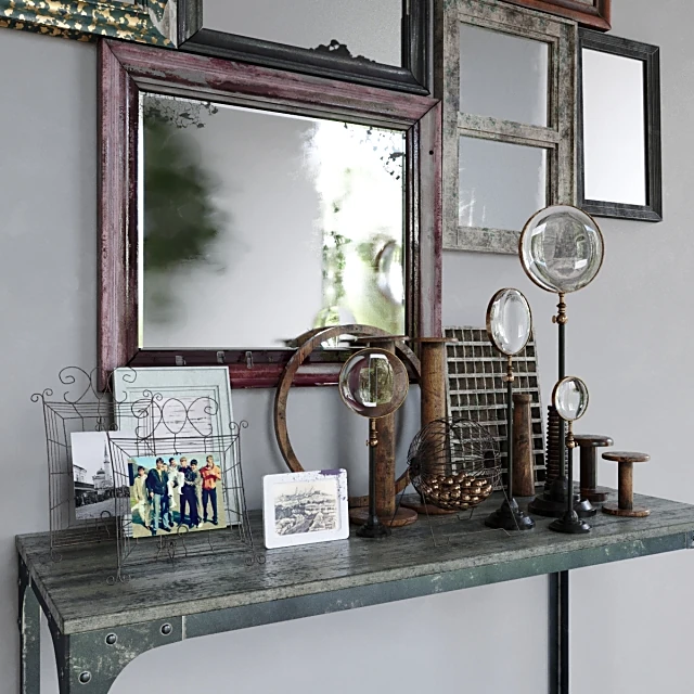 Sideboard & Chest of Drawer / Decorative set 2